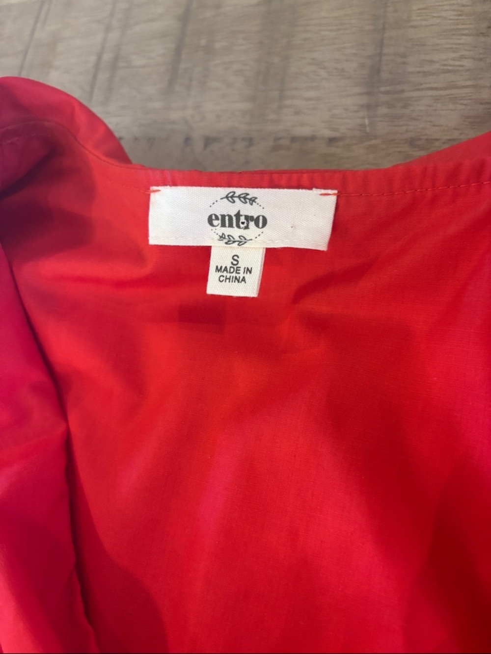 Boutique Red Flirty Seaside Dress by Entro Size Small Worn Once Feminine Preppy - Picture 7 of 8